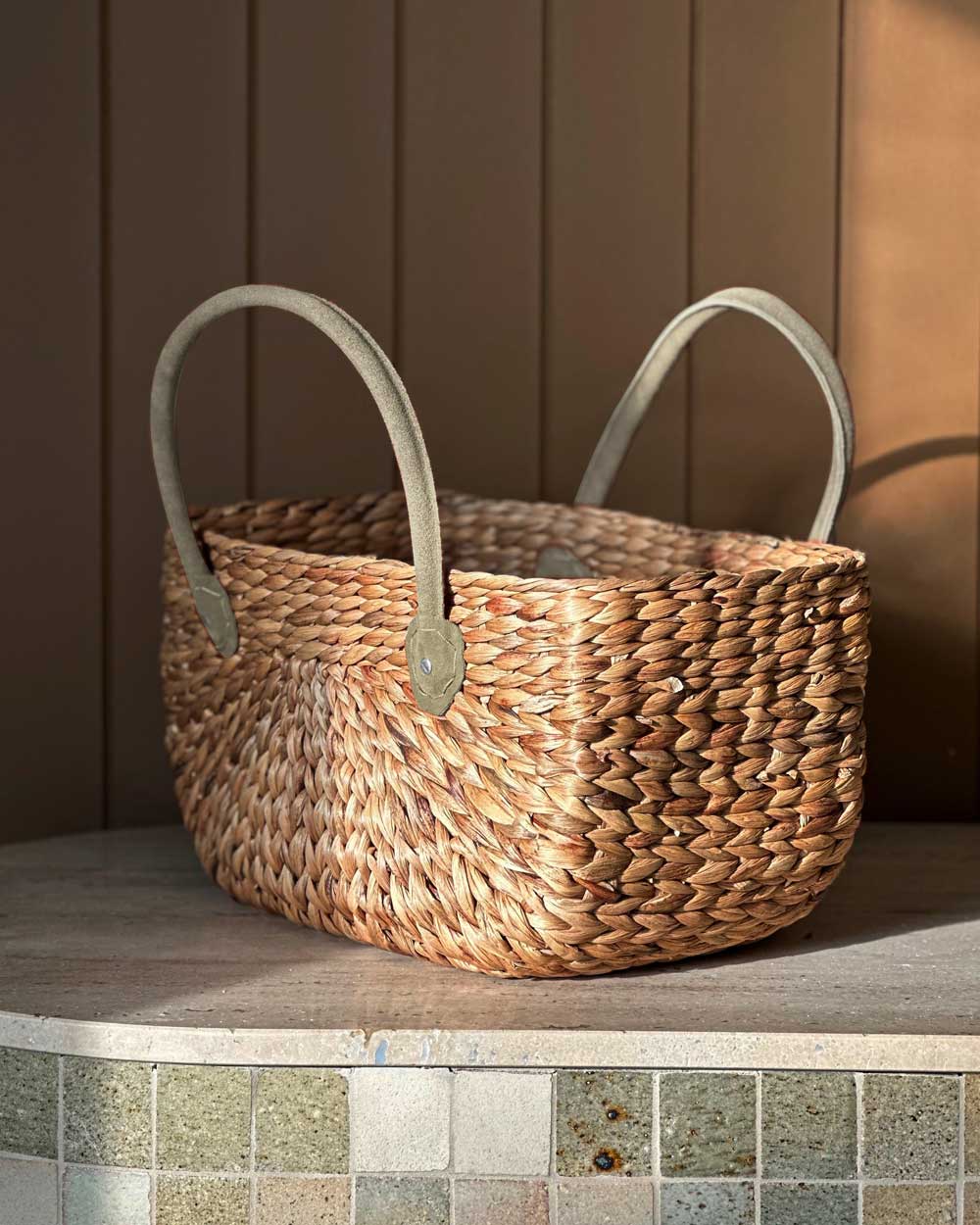 Large Harvest Baskets / Sage